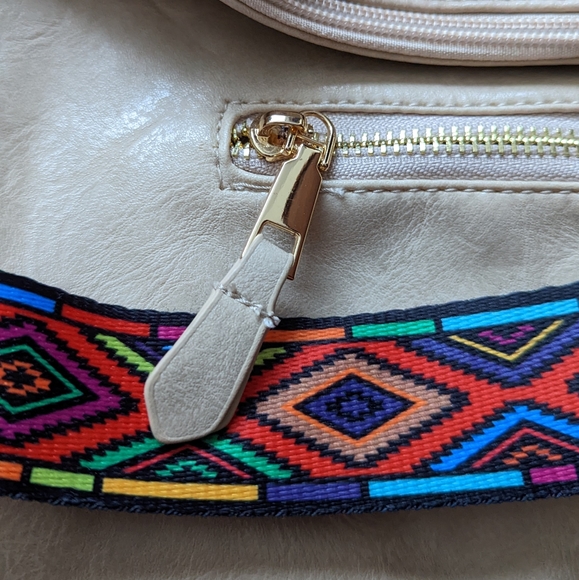 NWOT Vegan Leather Convertible Backpack - Picture 4 of 9